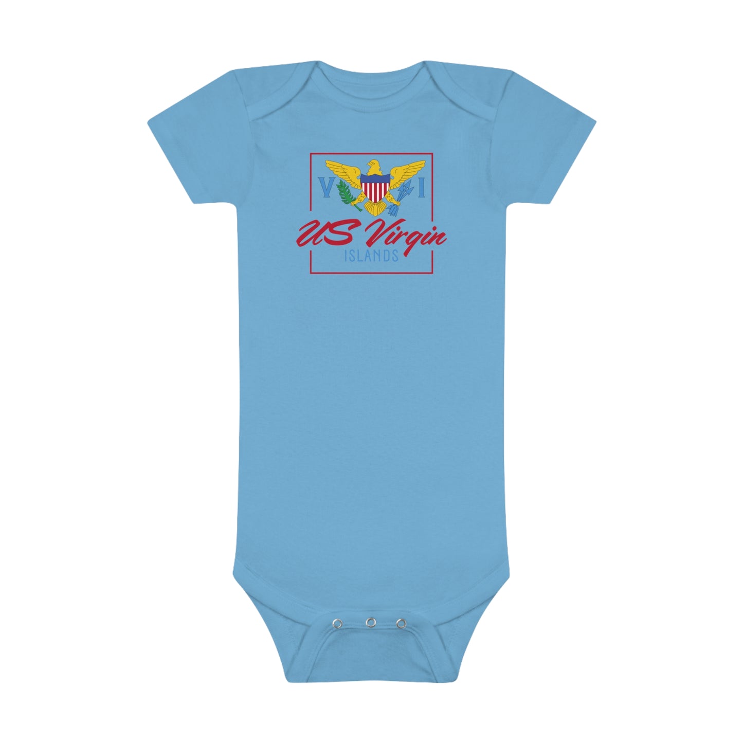 US Virgin Islands Baby Short Sleeve Onesie®