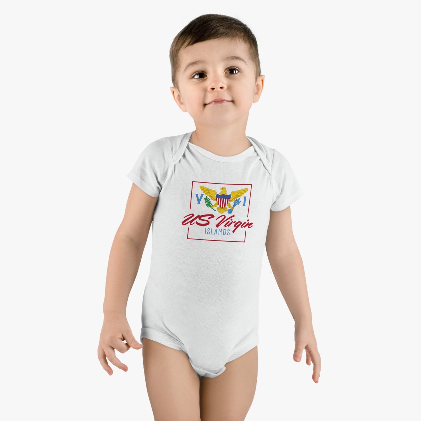 US Virgin Islands Baby Short Sleeve Onesie®