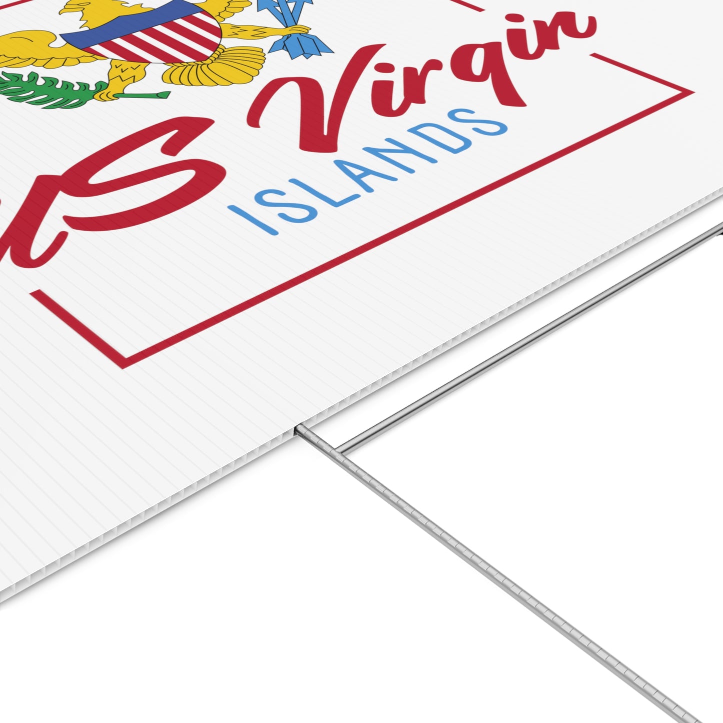 US Virgin Islands Lawn Sign