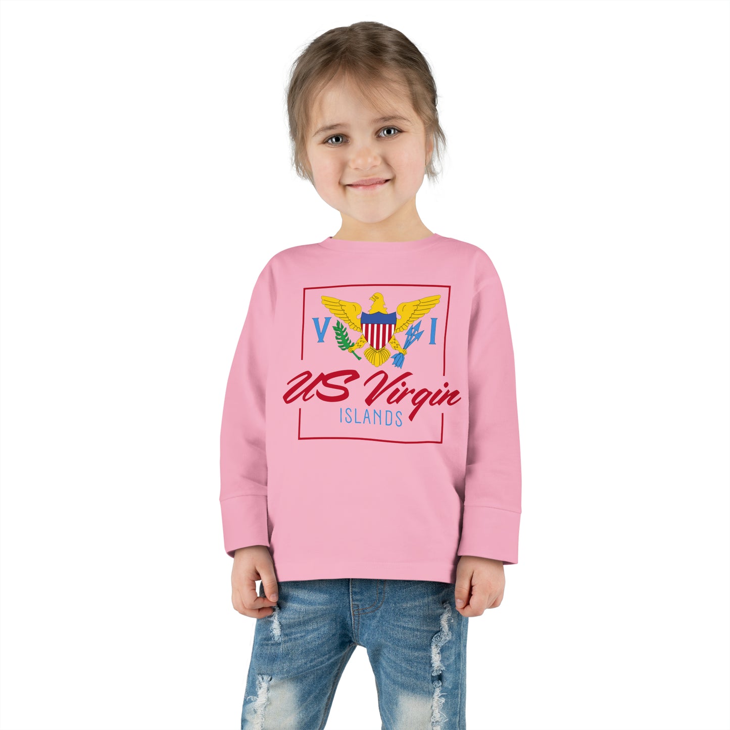 US Virgin Islands Toddler Long Sleeve Tee