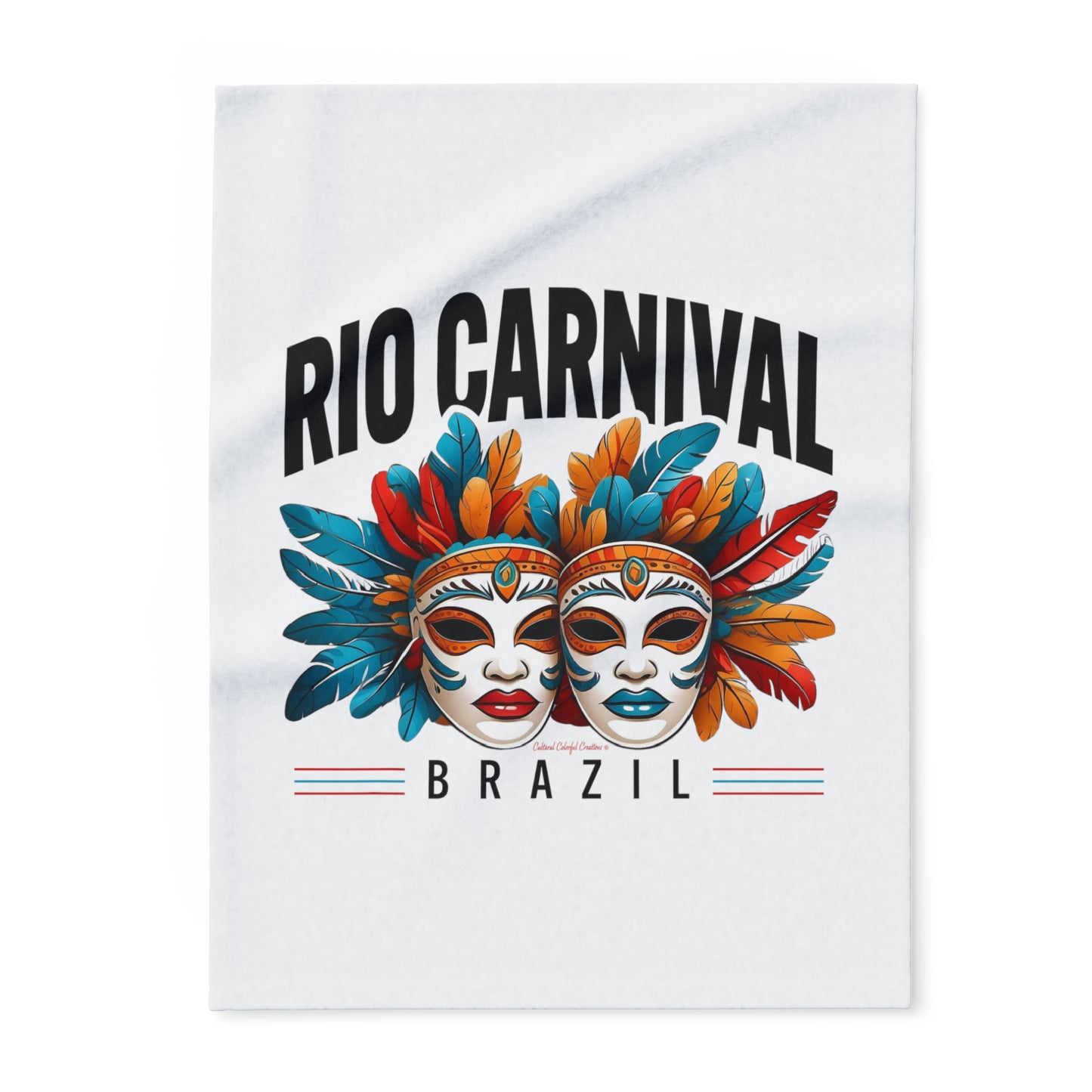 Rio de Janeiro Carnival Arctic Fleece Blanket