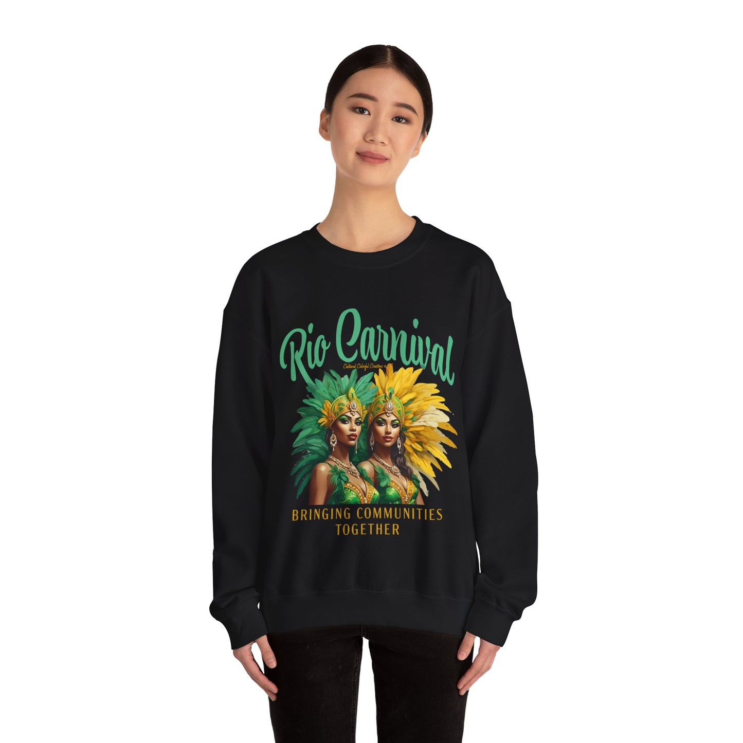 Rio de Janeiro Carnival Together Unisex Heavy Blend™ Crewneck Sweatshirt