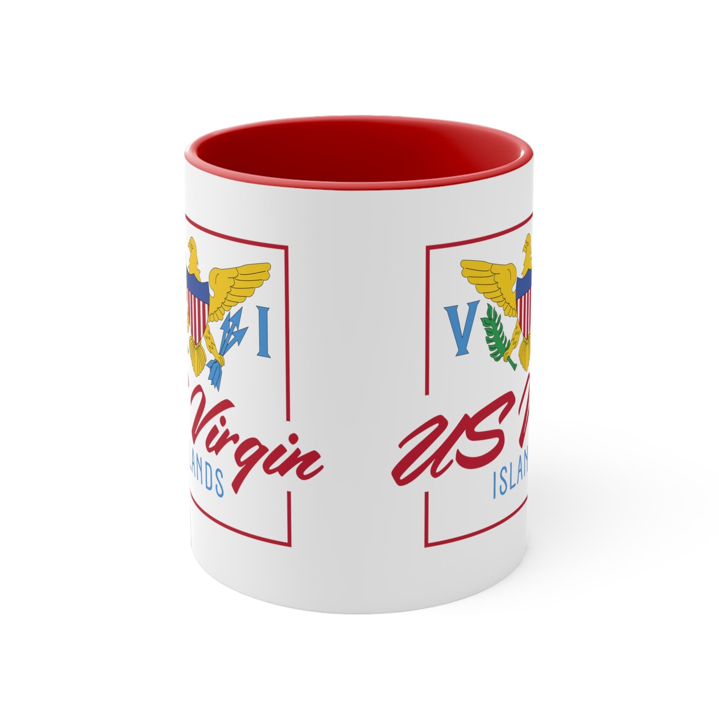 US Virgin Islands Accent Coffee Mug, 11oz