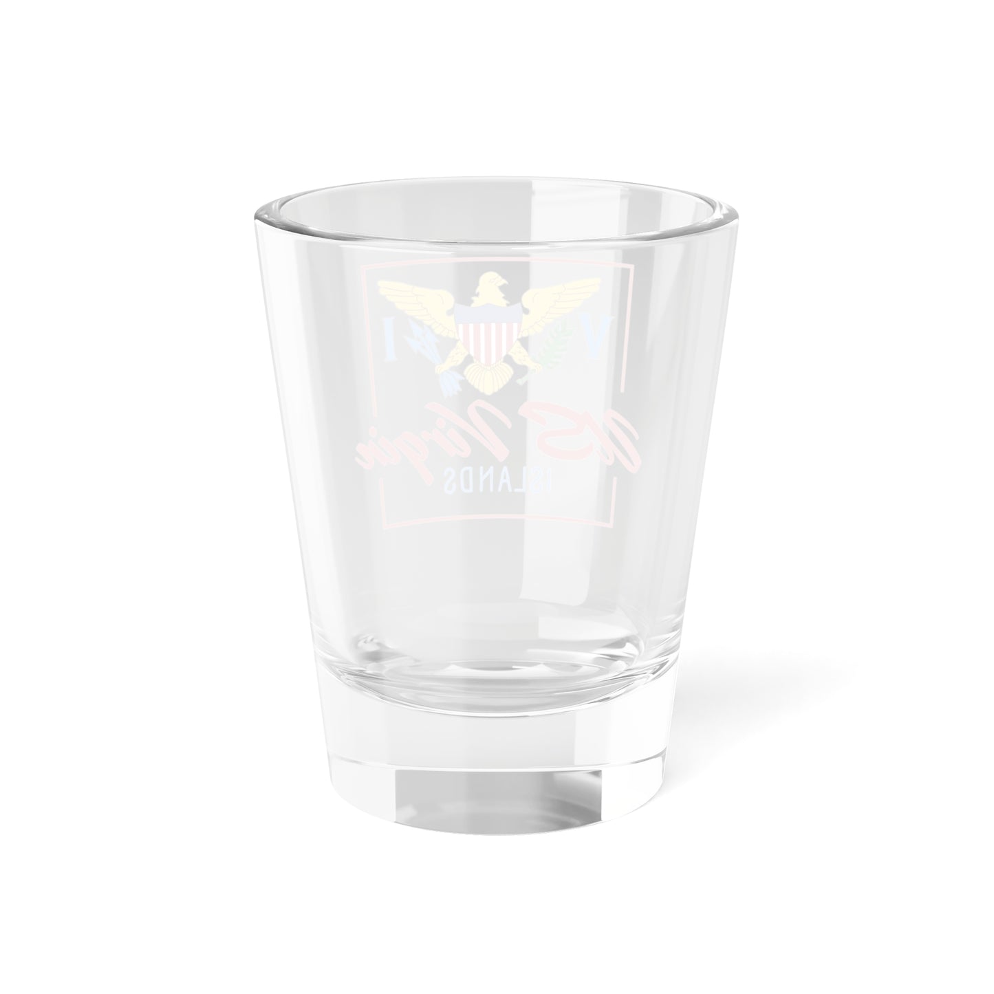 US Virgin Islands Shot Glass, 1.5oz