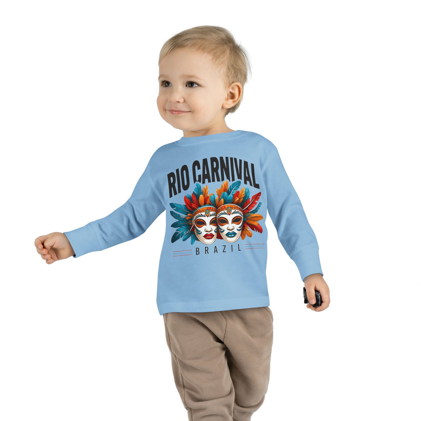 Rio de Janeiro Carnival Toddler Long Sleeve Tee