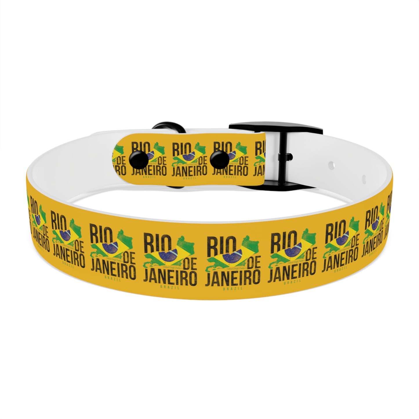 Brazil Flag Dog Collar