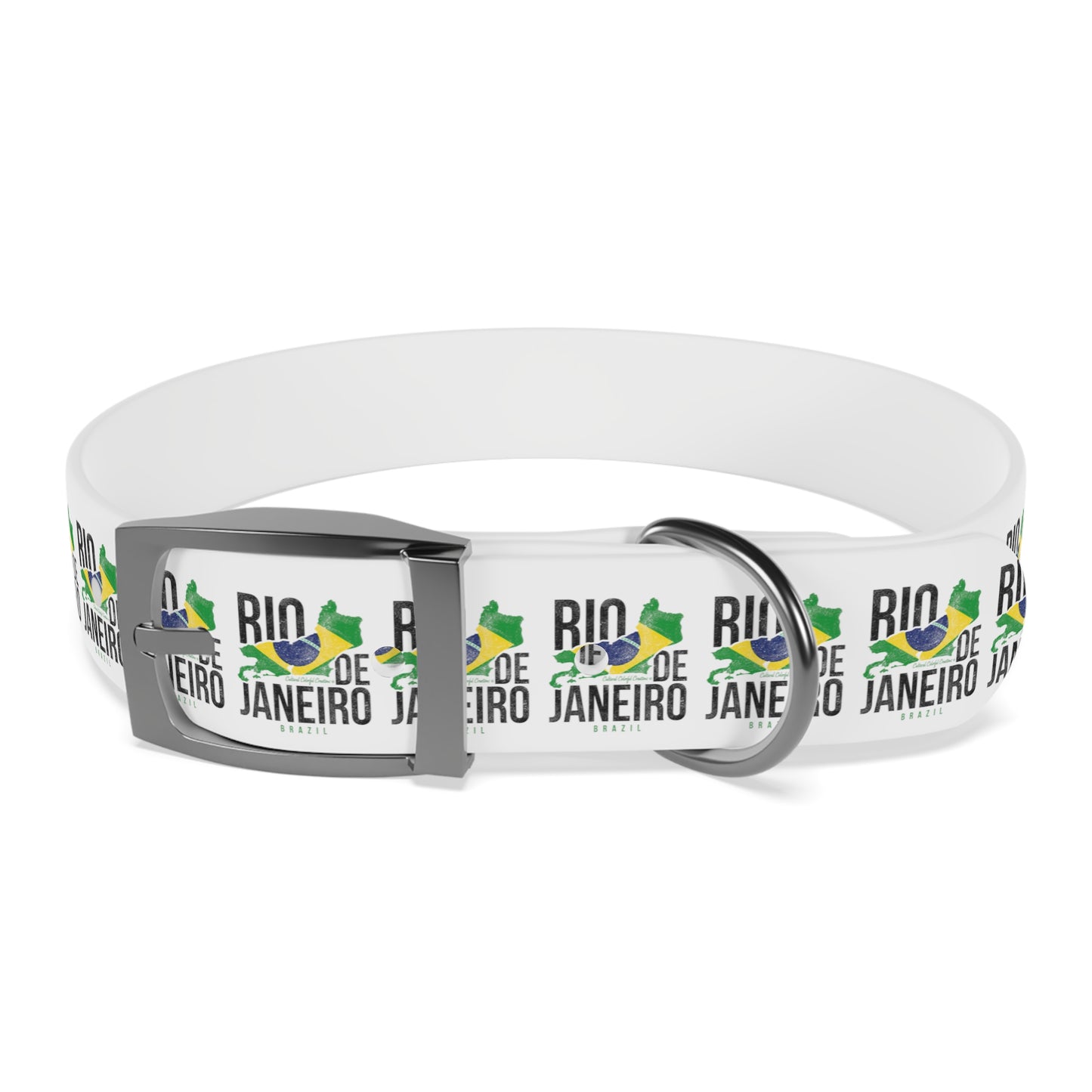 Brazil Flag Dog Collar