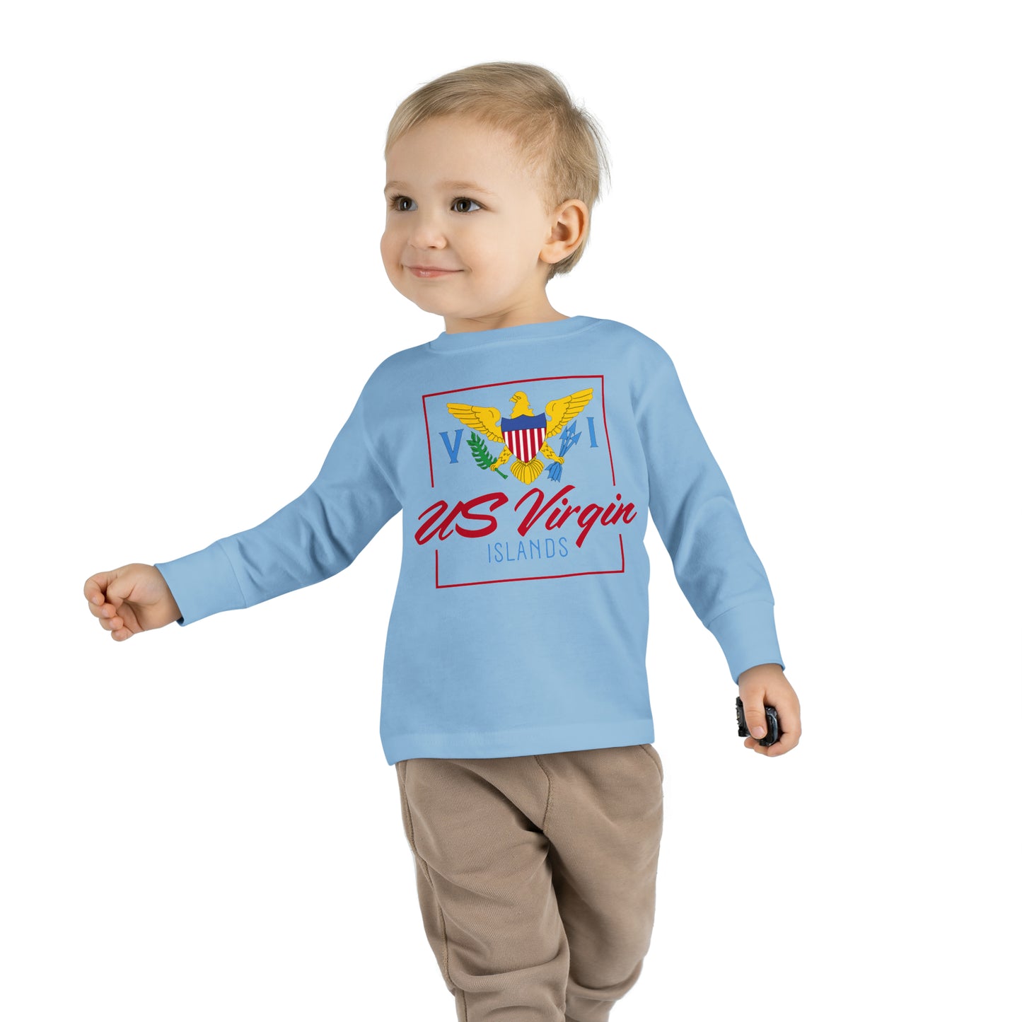 US Virgin Islands Toddler Long Sleeve Tee