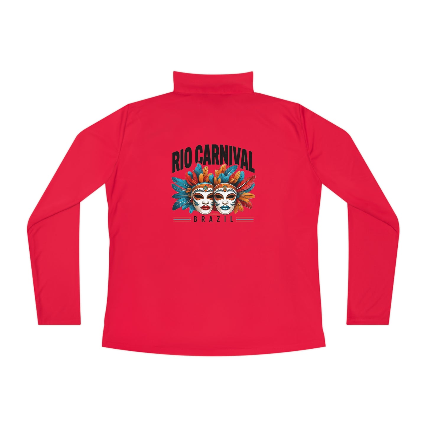 Rio de Janeiro Carnival Ladies Quarter-Zip Pullover