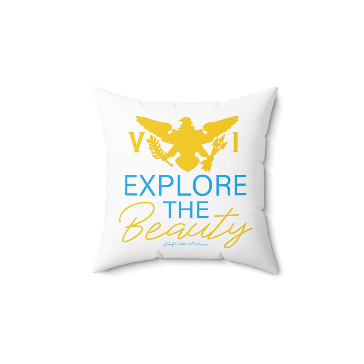 Explore the Beauty Spun Polyester Square Pillow