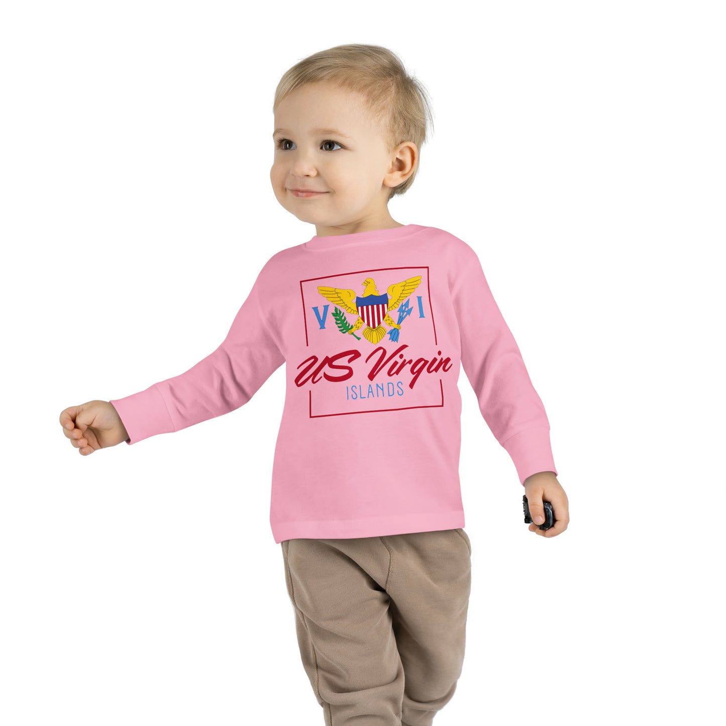 US Virgin Islands Toddler Long Sleeve Tee