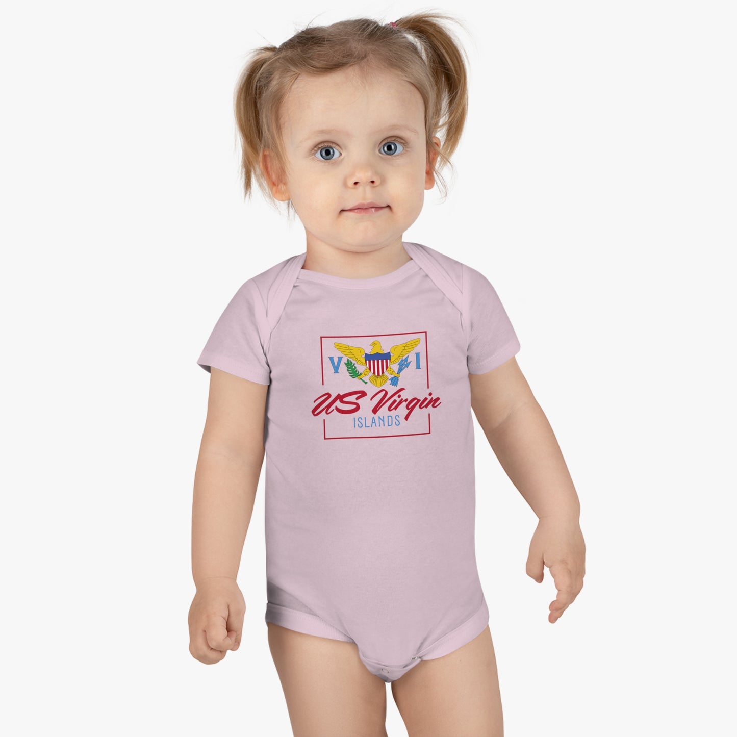 US Virgin Islands Baby Short Sleeve Onesie®