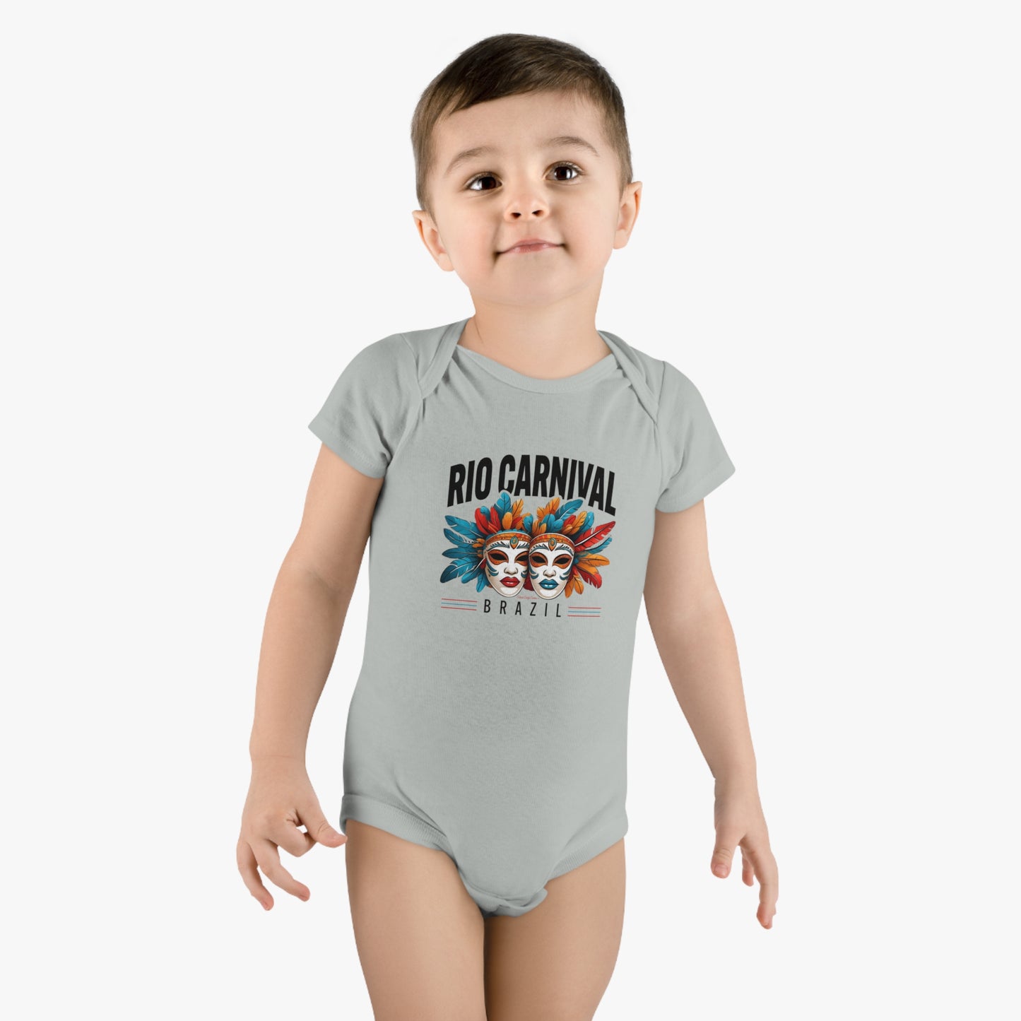 Rio de Janeiro Carnival Baby Short Sleeve Onesie®