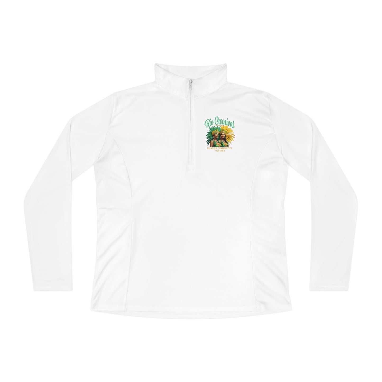 Rio de Janeiro Carnival Ladies Quarter-Zip Pullover