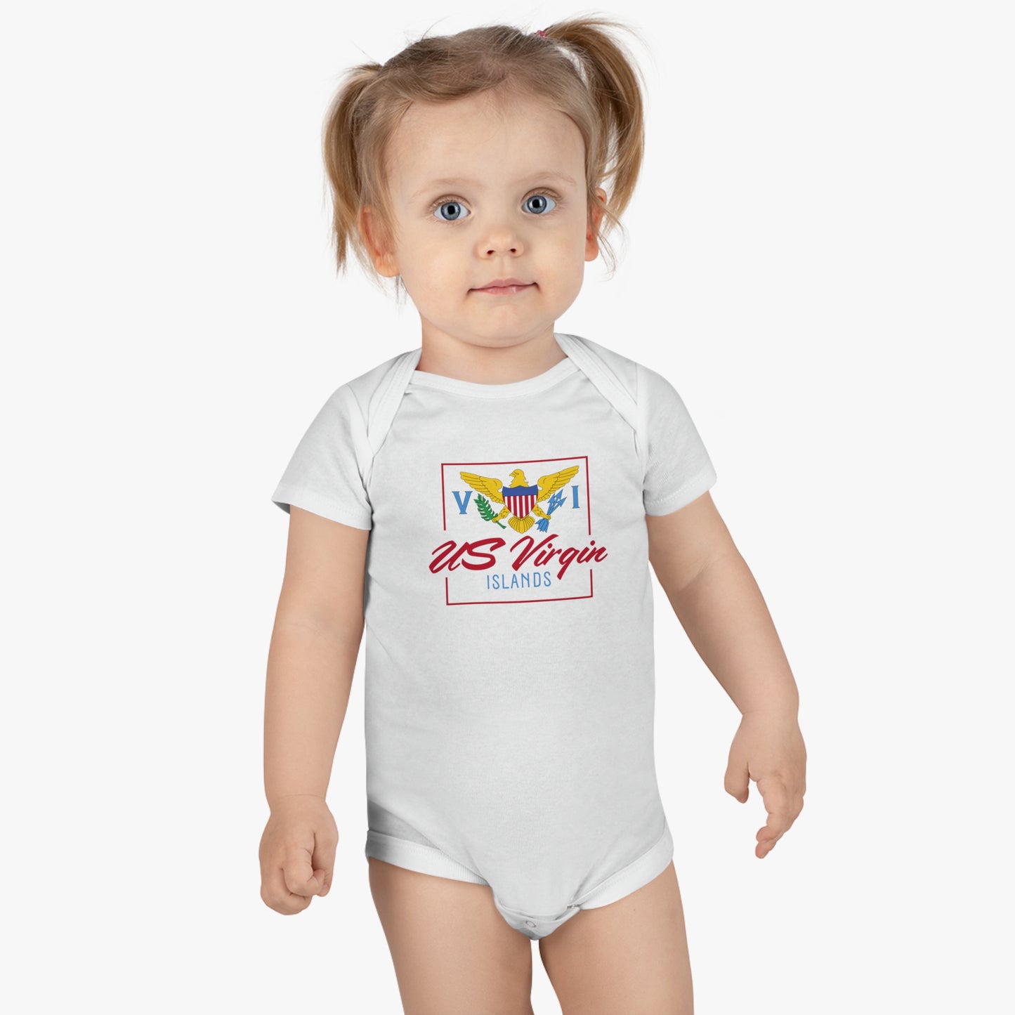 US Virgin Islands Baby Short Sleeve Onesie®