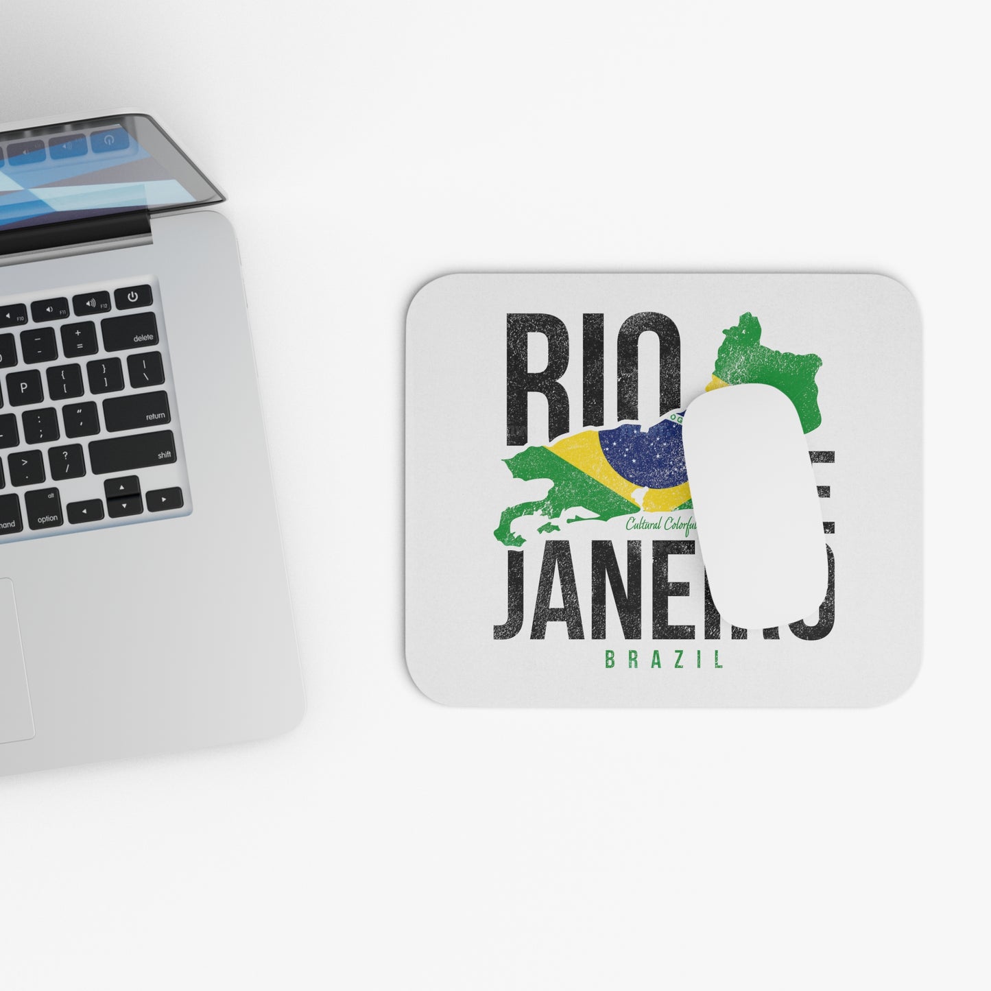 Brazil Flag Mouse Pad (Rectangle)