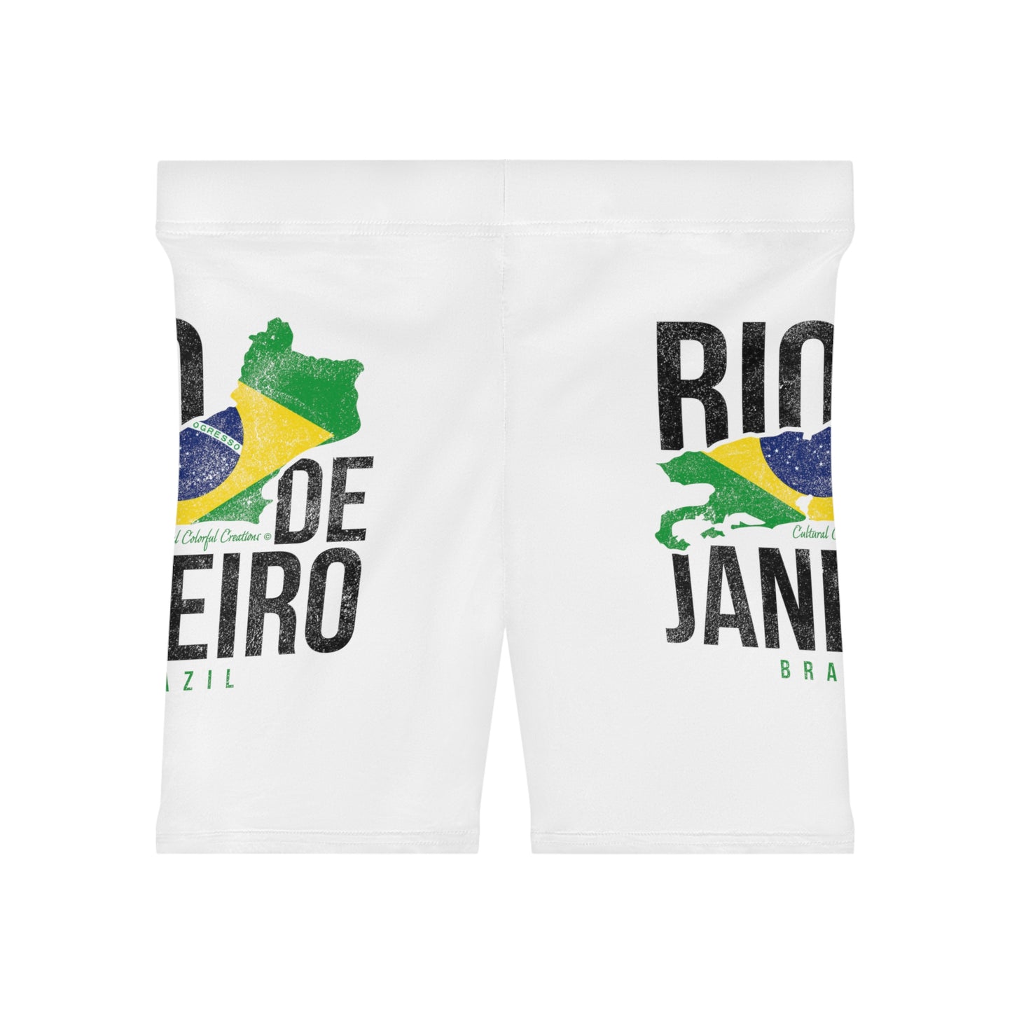 Brazil Flag  Women's Biker Shorts (AOP)