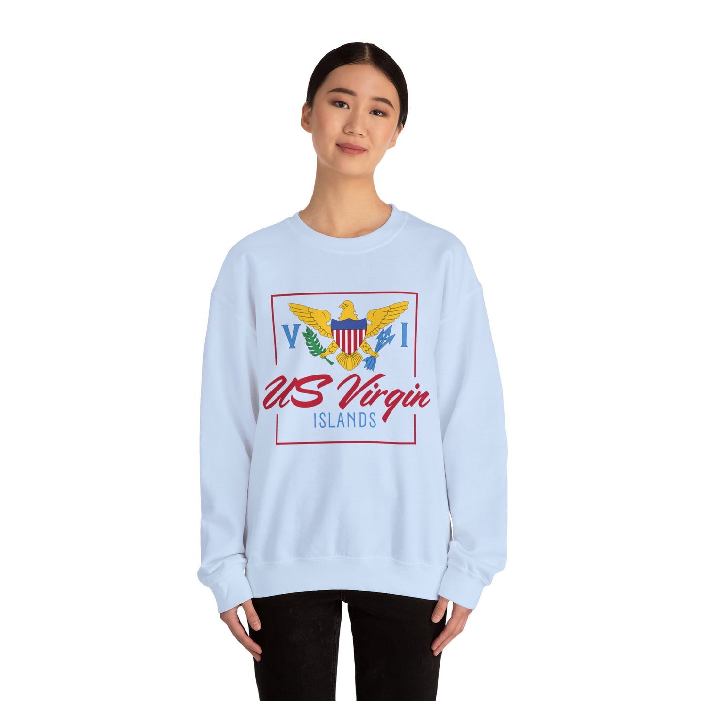 US Virgin Islands Unisex Heavy Blend™ Crewneck Sweatshirt