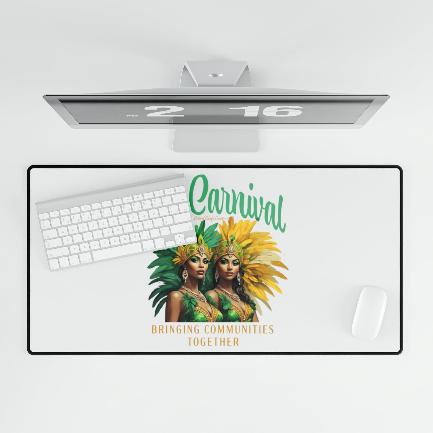 Rio de Janeiro Carnival Together Desk Mats