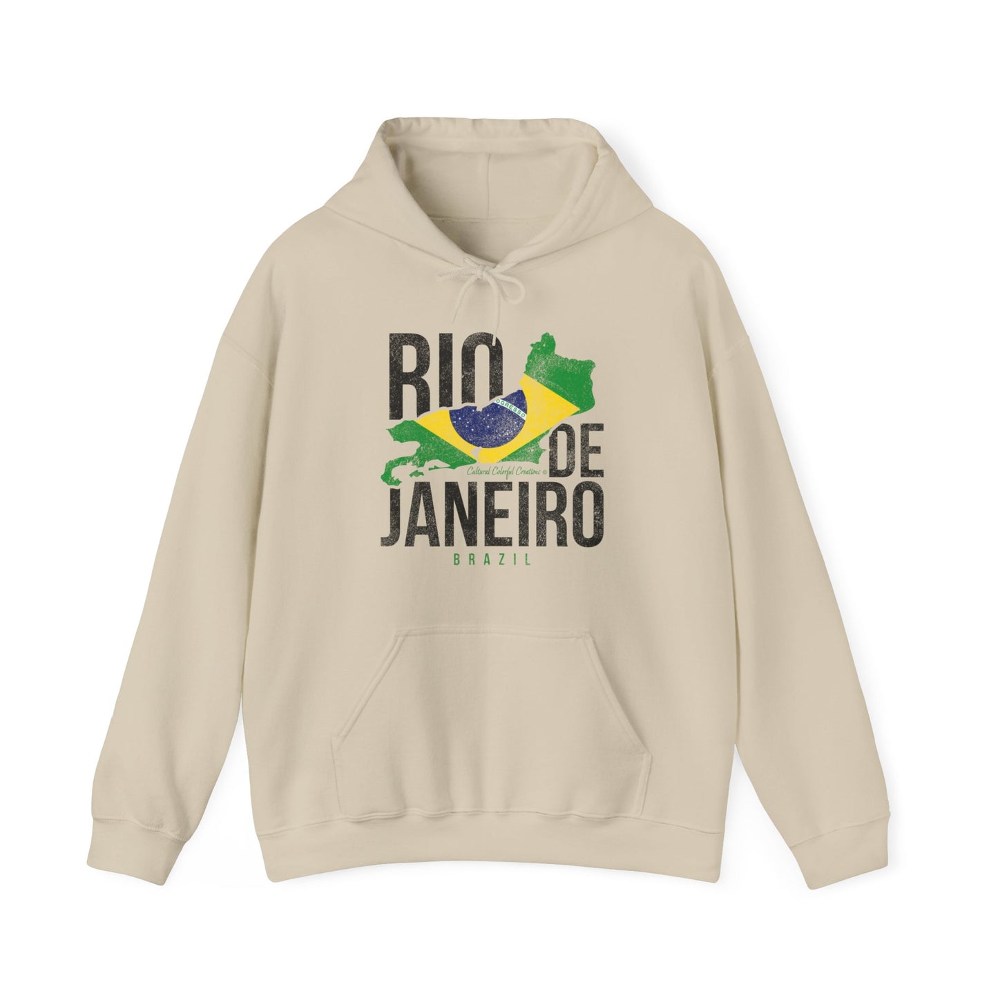 Brazil Flag Unisex Heavy Blend™ Hooded Sweatshirt