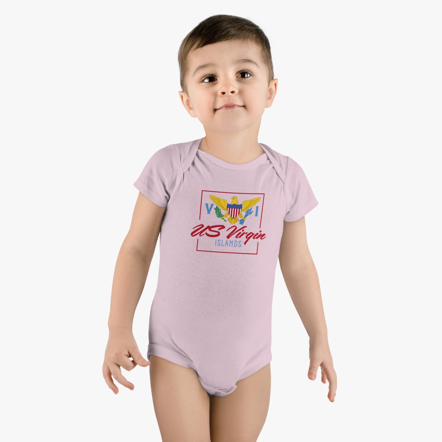 US Virgin Islands Baby Short Sleeve Onesie®