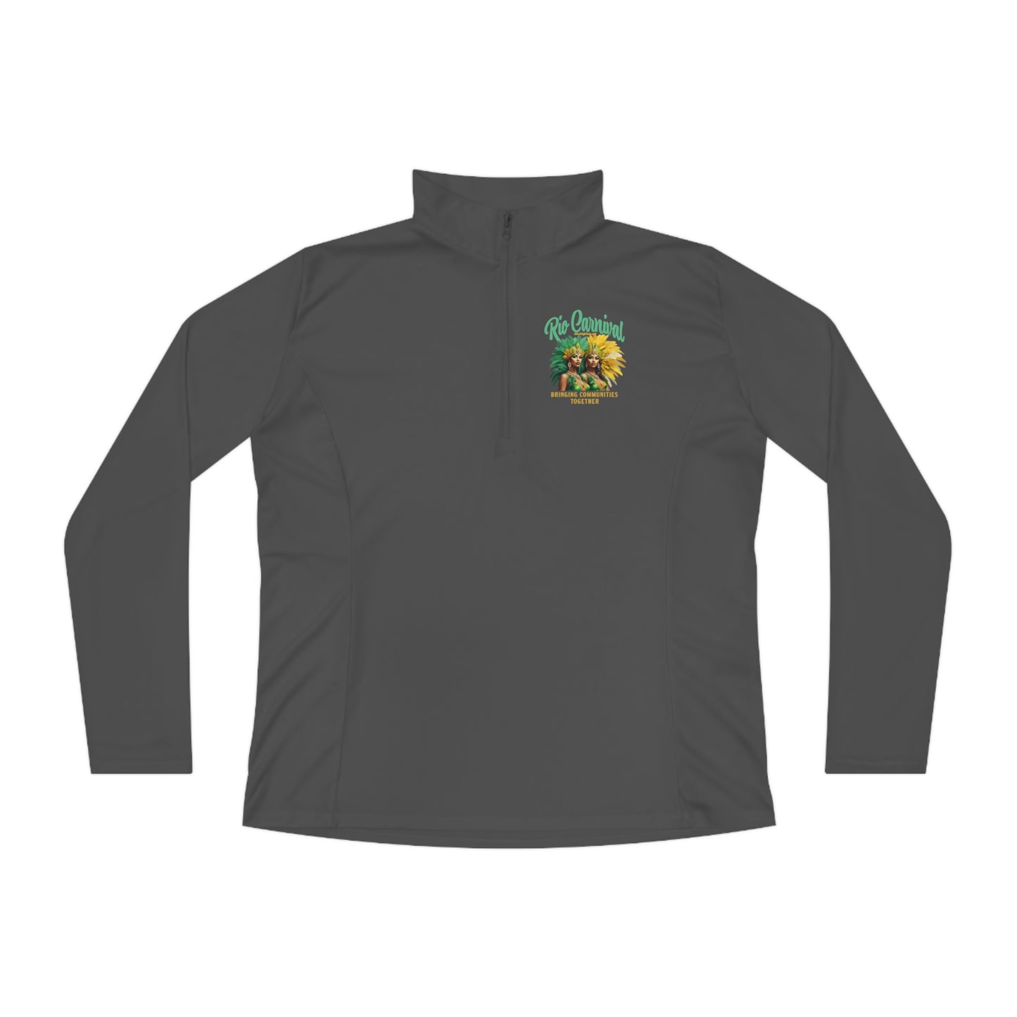 Rio de Janeiro Carnival Ladies Quarter-Zip Pullover