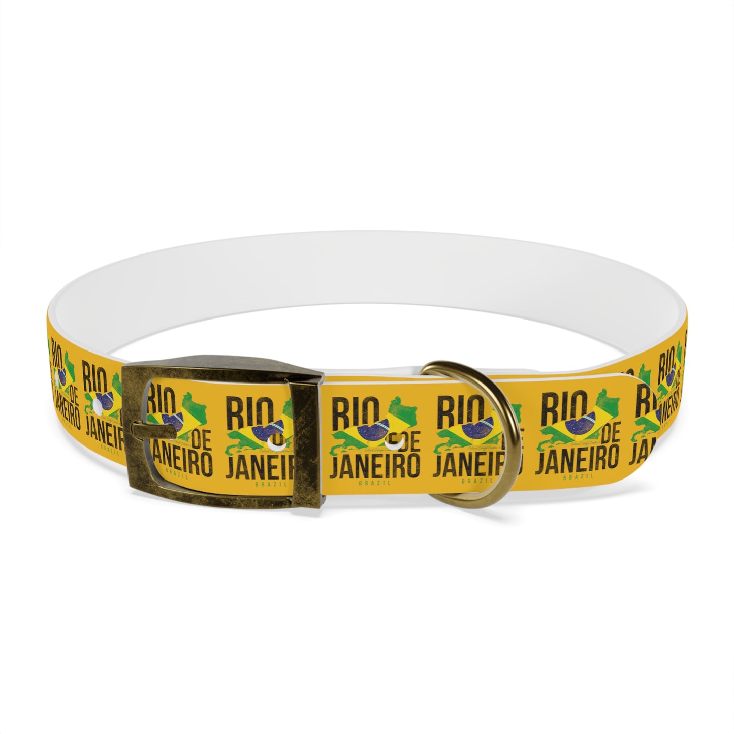 Brazil Flag Dog Collar