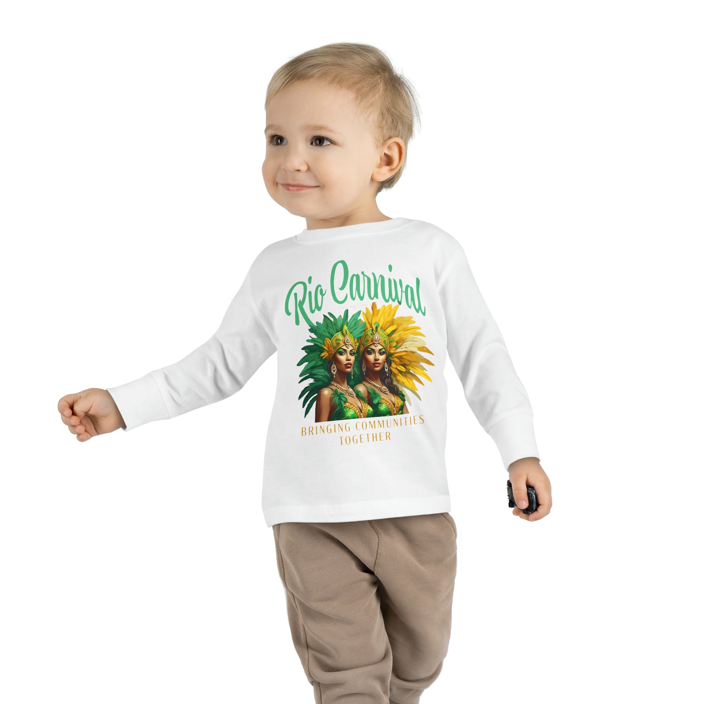 Rio de Janeiro Carnival Together Toddler Long Sleeve Tee