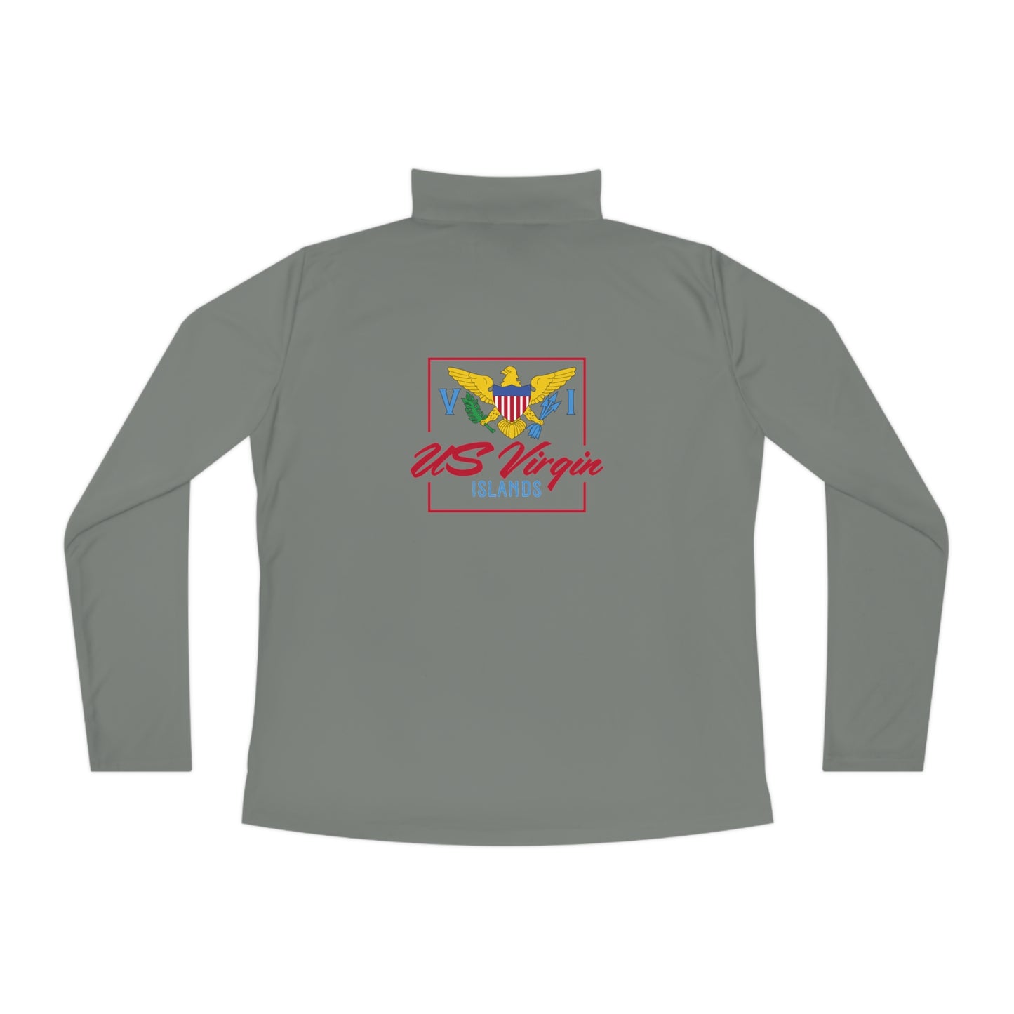 US Virgin Islands Ladies Quarter-Zip Pullover