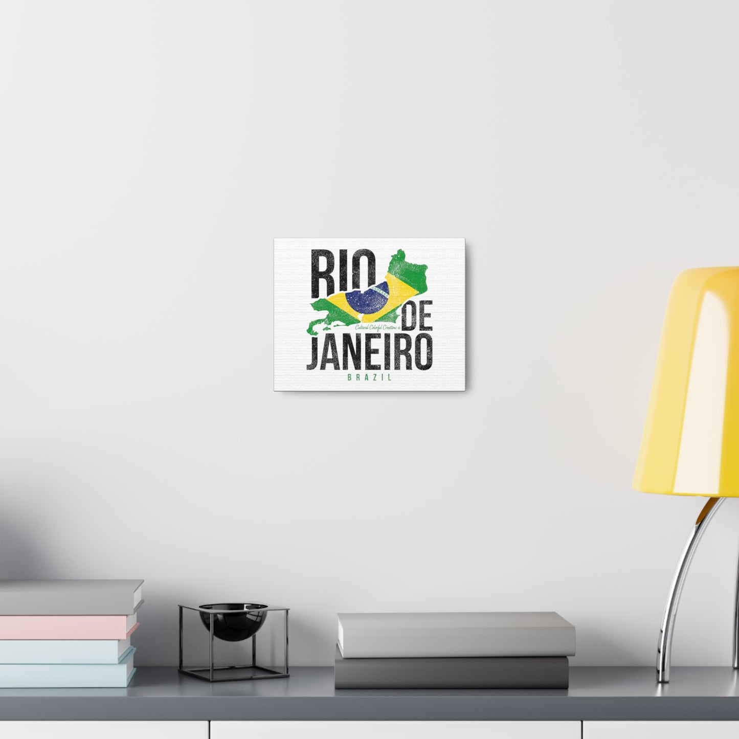 Brazil Flag Canvas Gallery Wraps