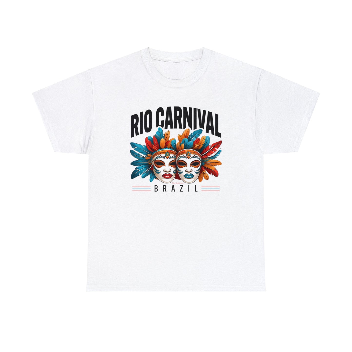 Rio de Janeiro Carnival Unisex Heavy Cotton Tee