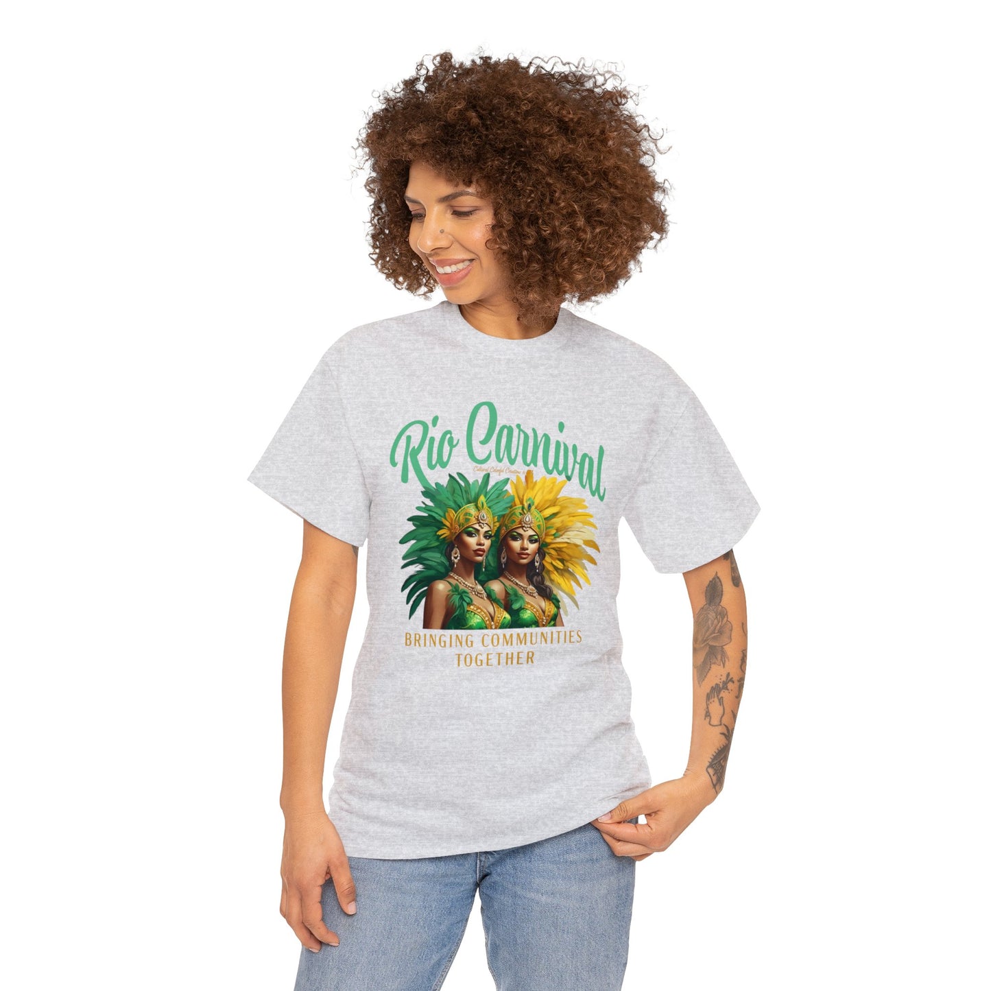 Rio de Janeiro Carnival Together Unisex Heavy Cotton Tee