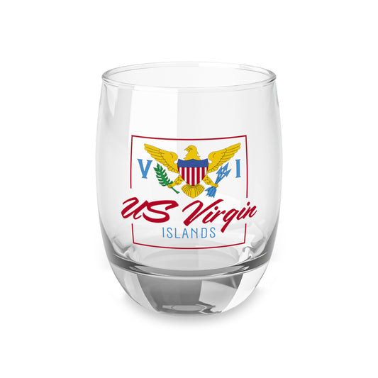 US Virgin Islands Whiskey Glass