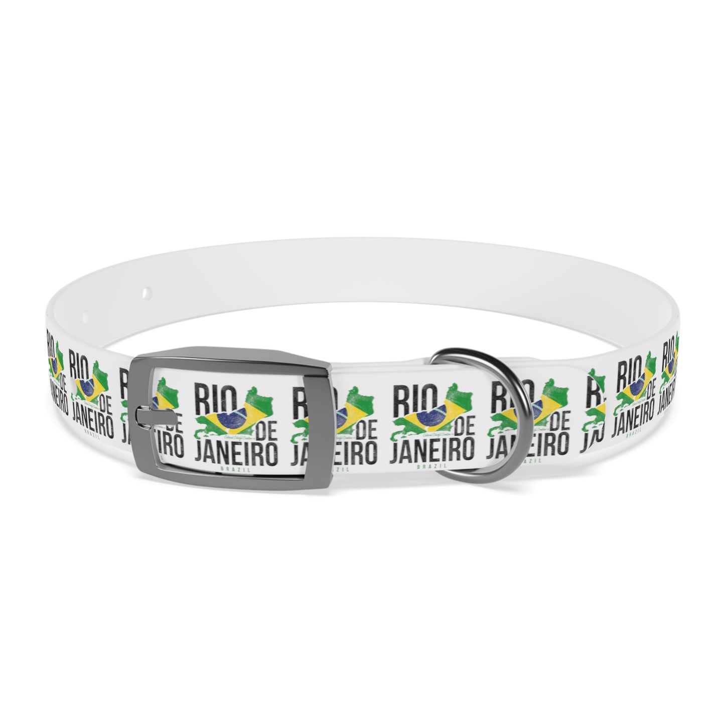 Brazil Flag Dog Collar