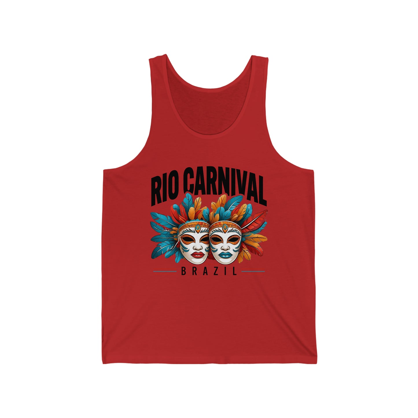 Rio de Janeiro Carnival Unisex Jersey Tank