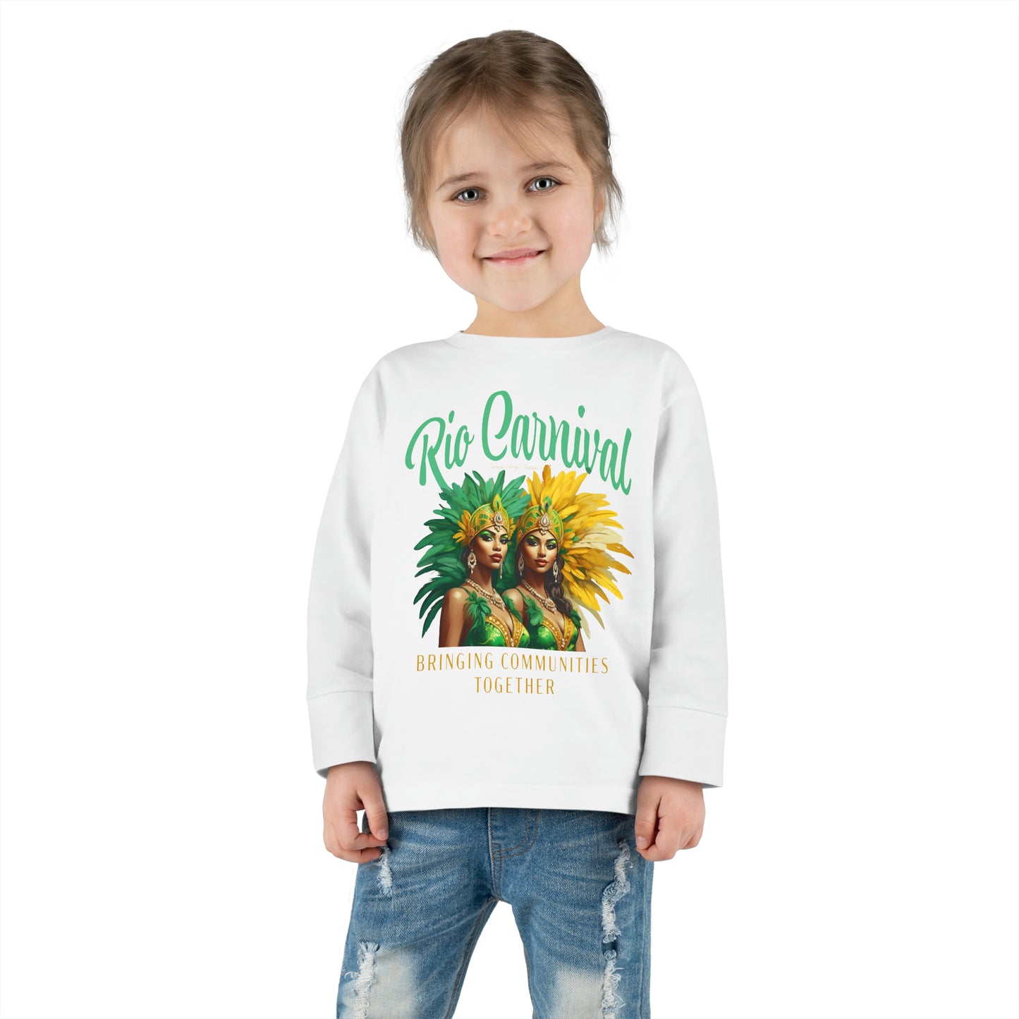 Rio de Janeiro Carnival Together Toddler Long Sleeve Tee