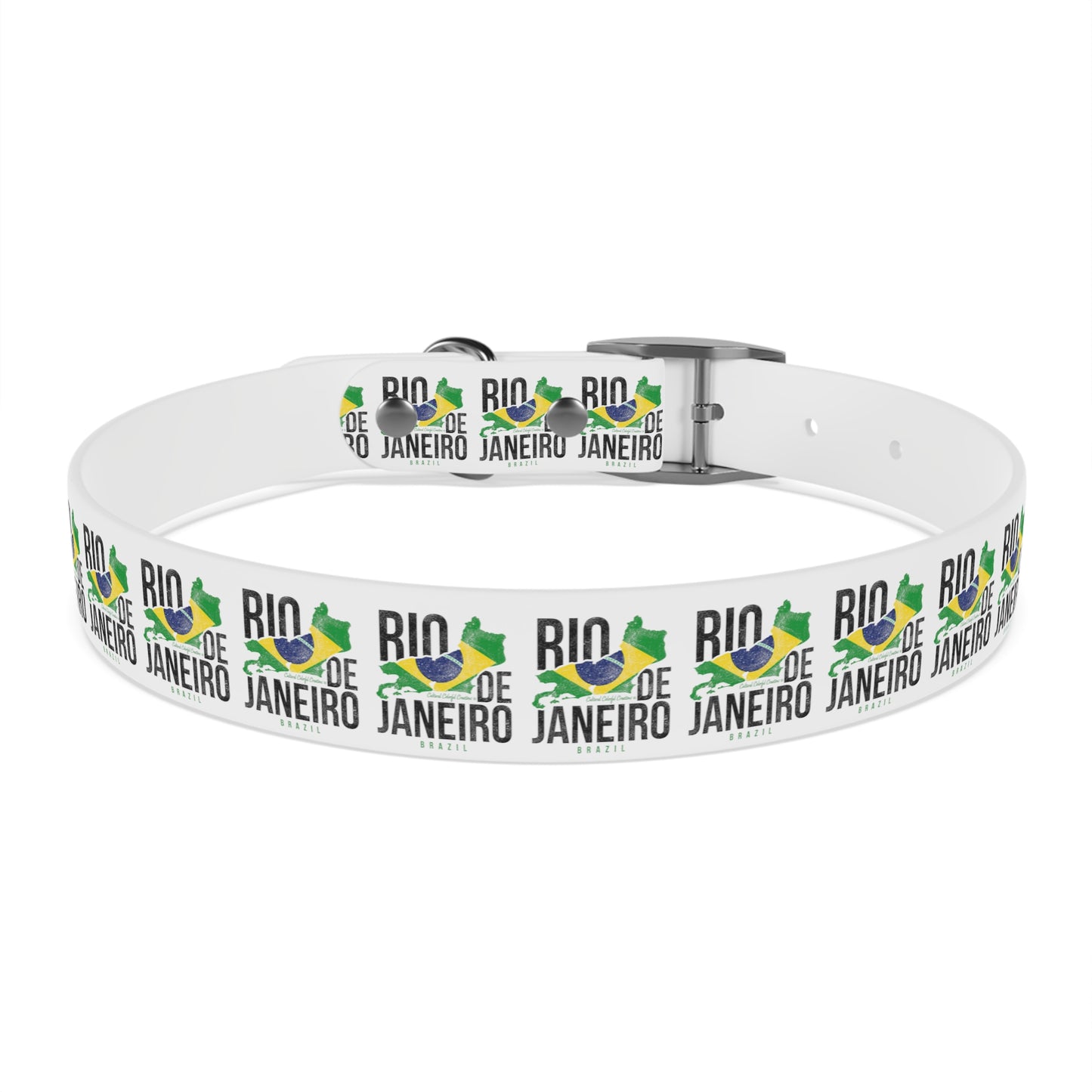 Brazil Flag Dog Collar