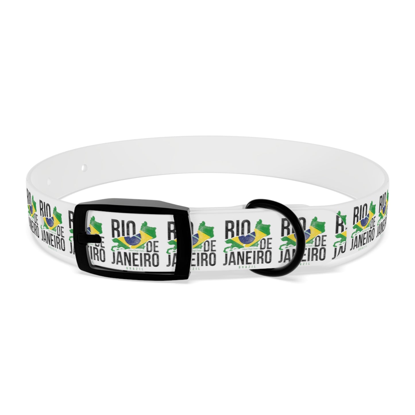 Brazil Flag Dog Collar