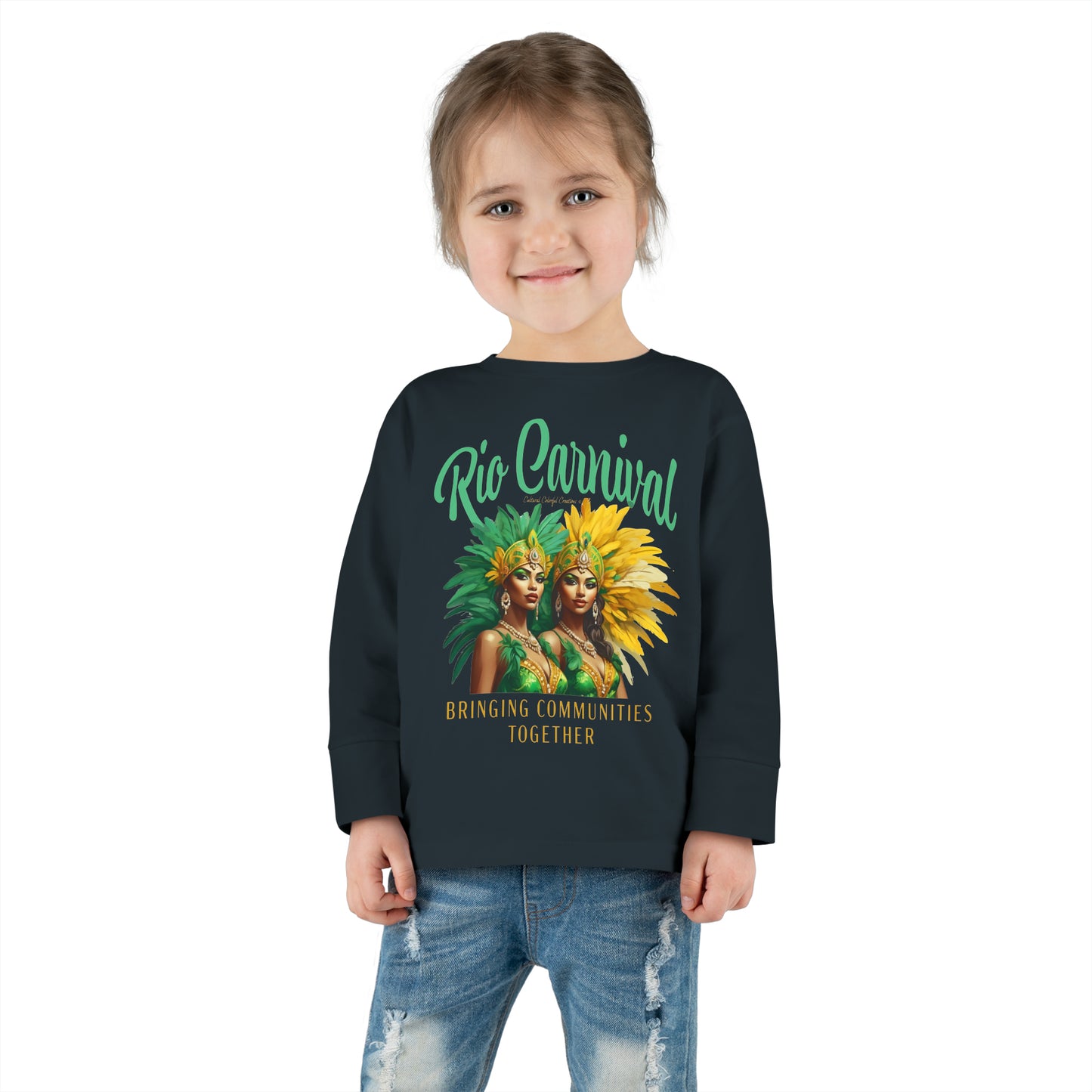 Rio de Janeiro Carnival Together Toddler Long Sleeve Tee