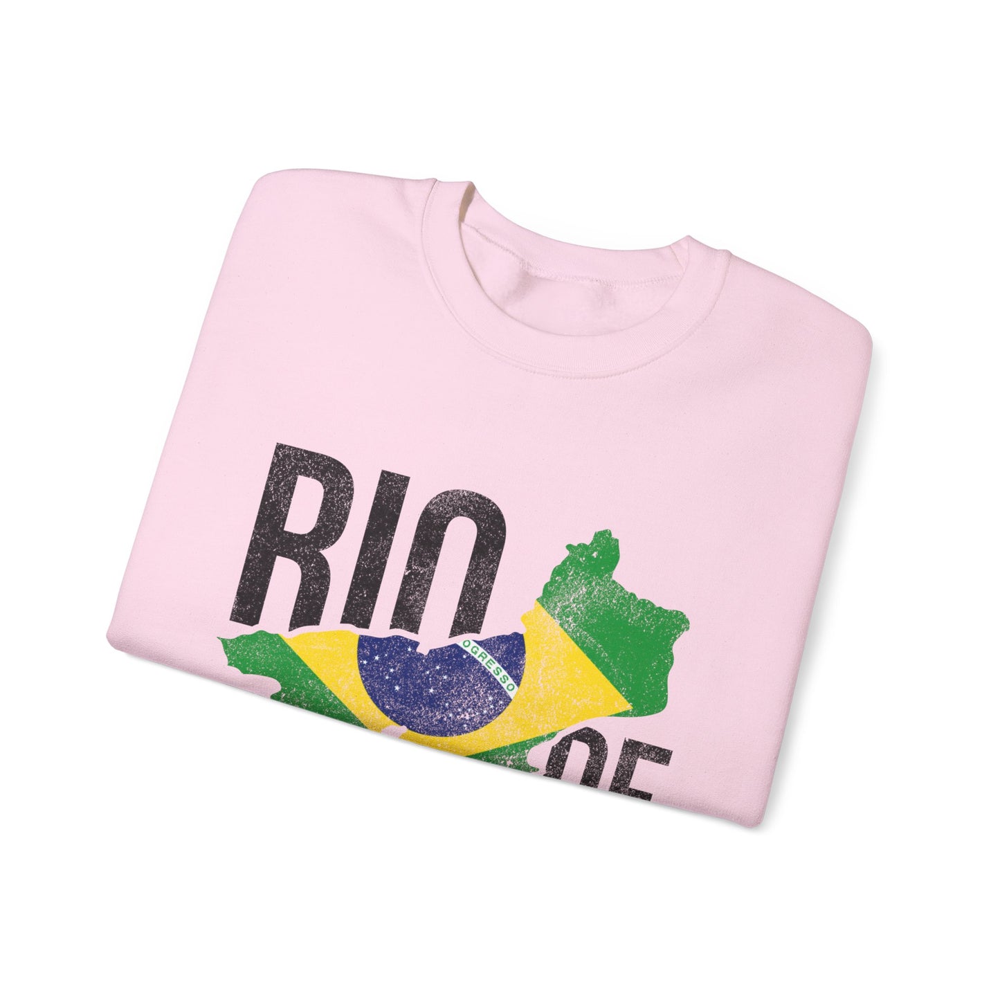 Brazil Flag Unisex Heavy Blend™ Crewneck Sweatshirt