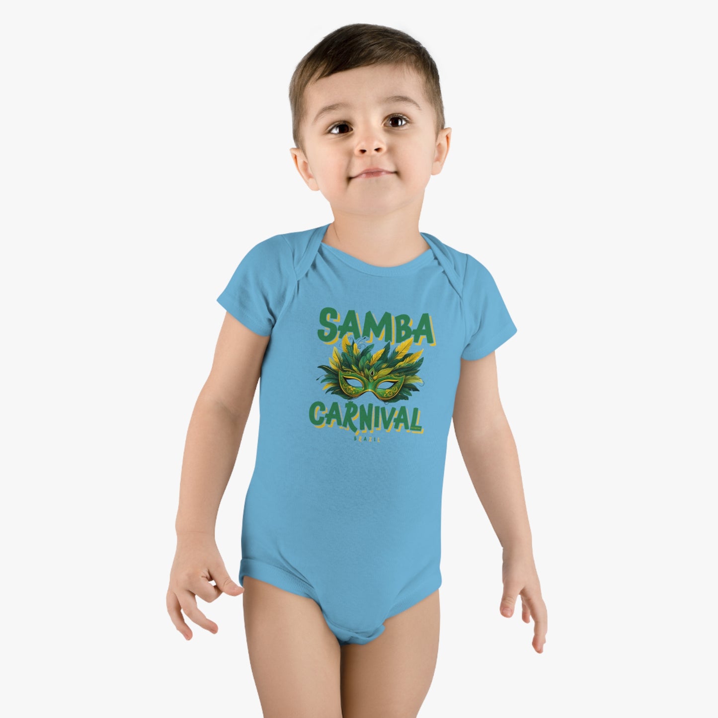 Samba Rio de Janeiro Carnival Baby Short Sleeve Onesie®