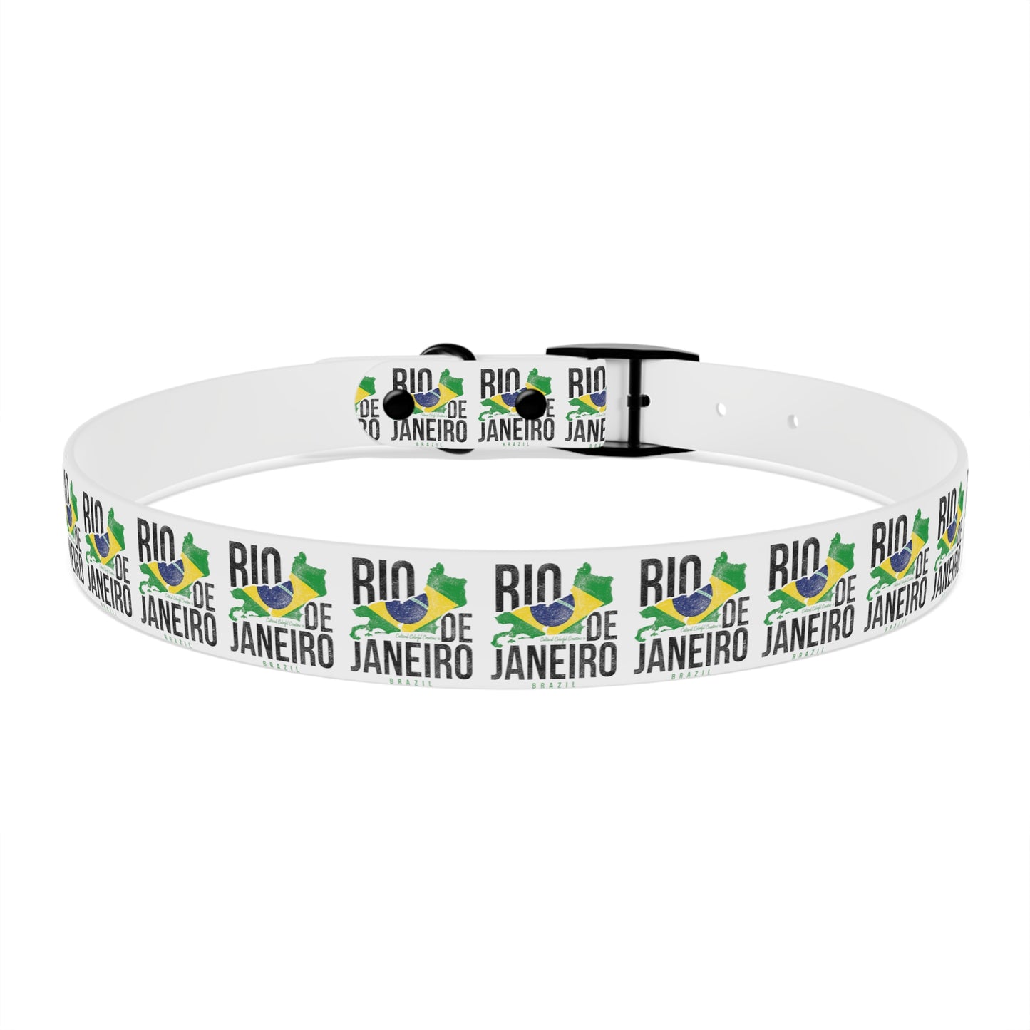 Brazil Flag Dog Collar