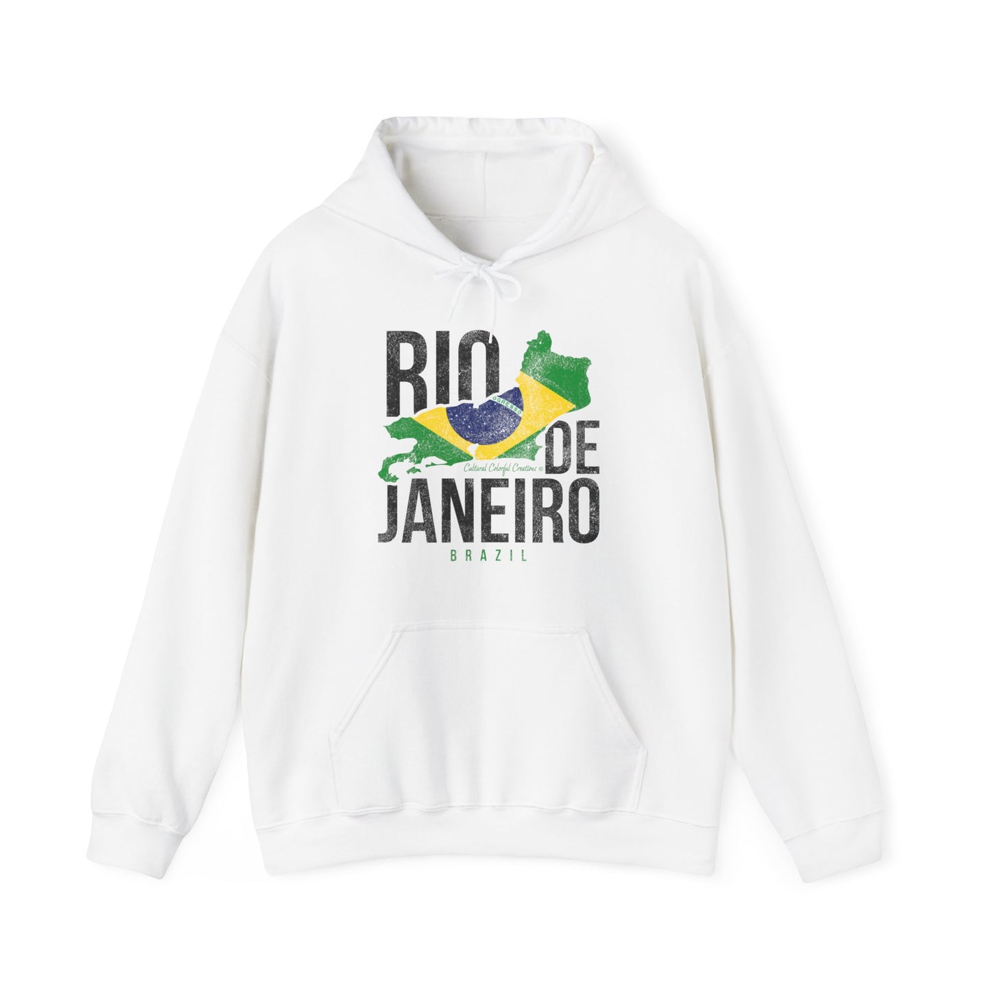 Brazil Flag Unisex Heavy Blend™ Hooded Sweatshirt