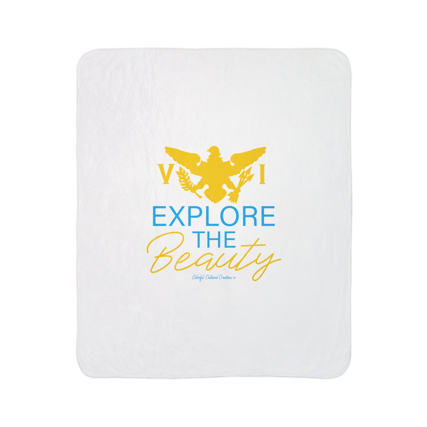 Explore the Beauty Fleece Sherpa Blanket