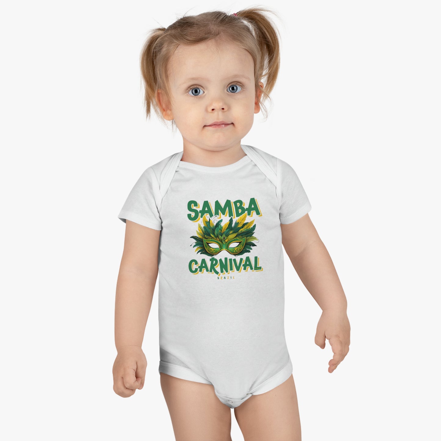 Samba Rio de Janeiro Carnival Baby Short Sleeve Onesie®