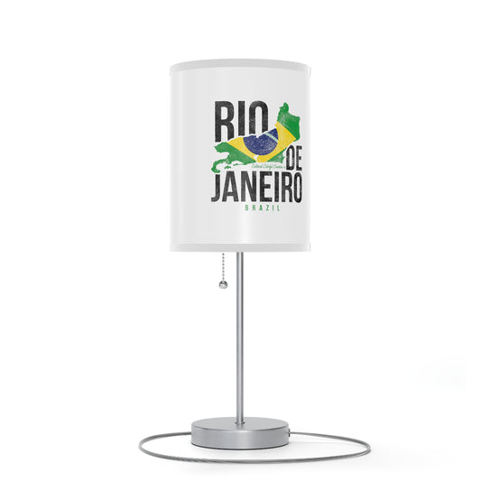 Brazil Flag Lamp on a Stand, US|CA plug