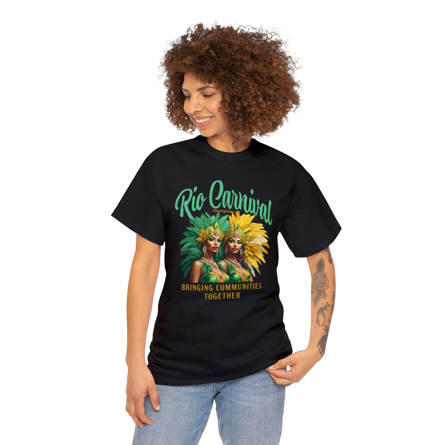 Rio de Janeiro Carnival Together Unisex Heavy Cotton Tee