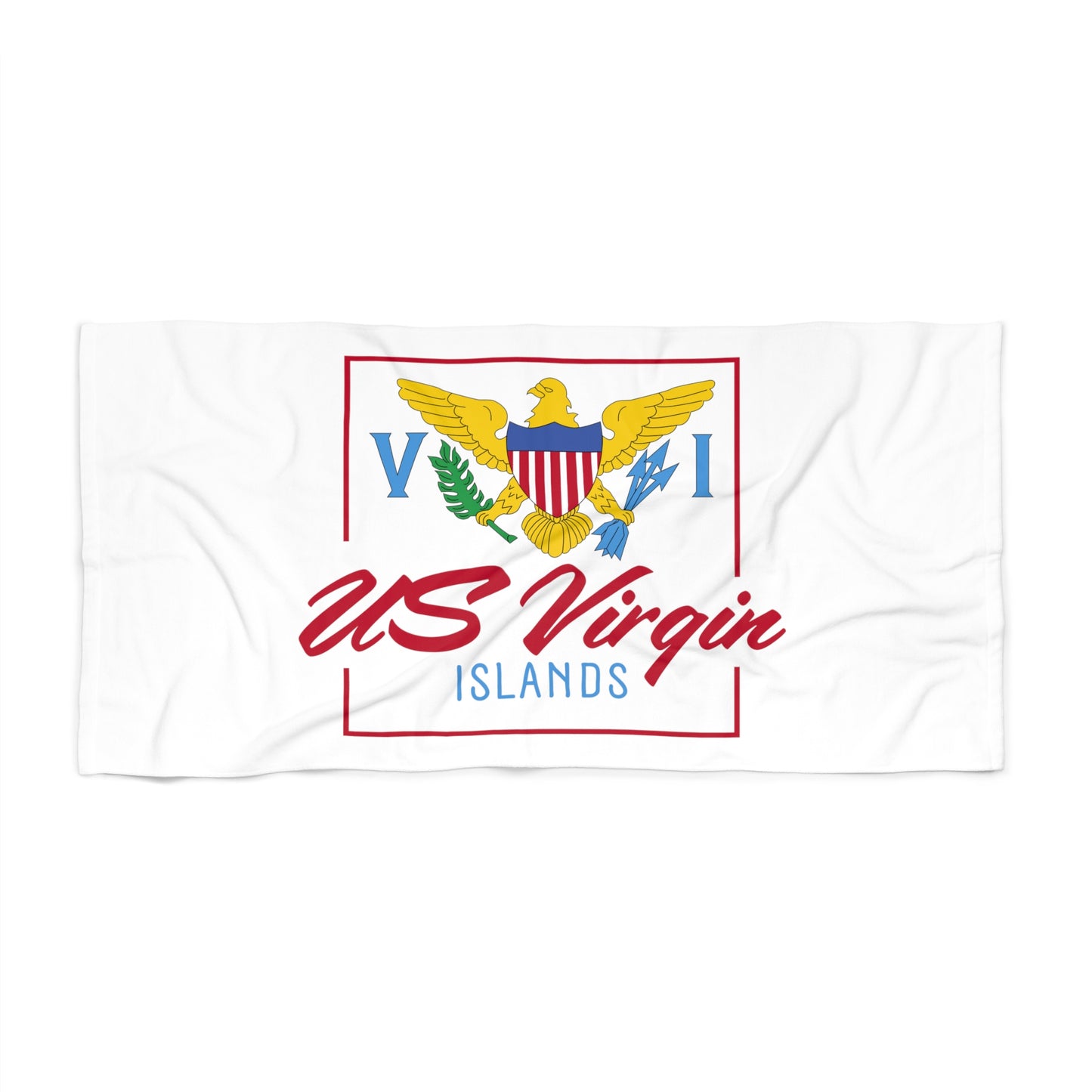 US Virgin Islands Beach Towel