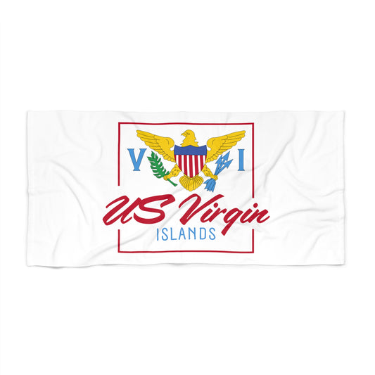 US Virgin Islands Beach Towel