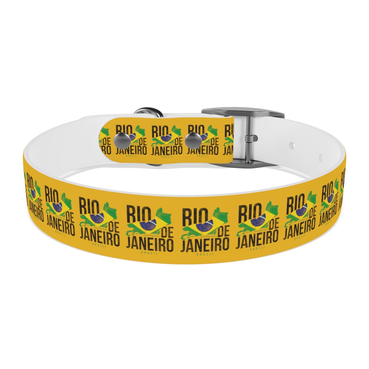 Brazil Flag Dog Collar